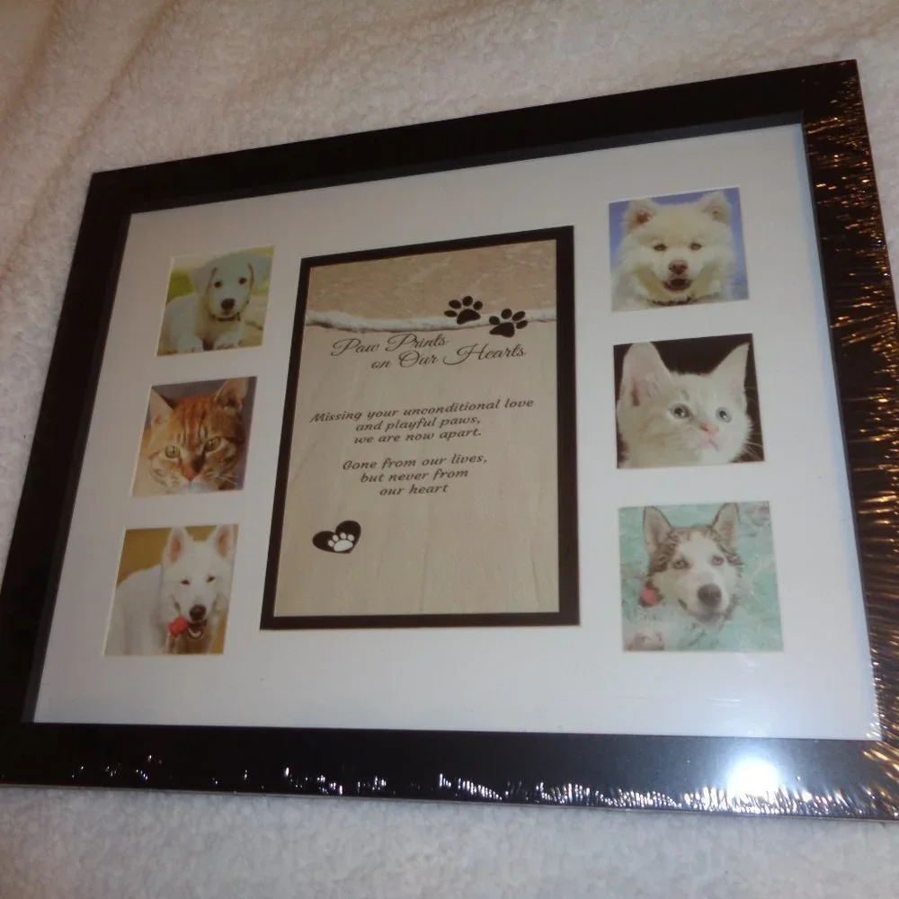 Pet Memorial Collage Frame Dog Cat